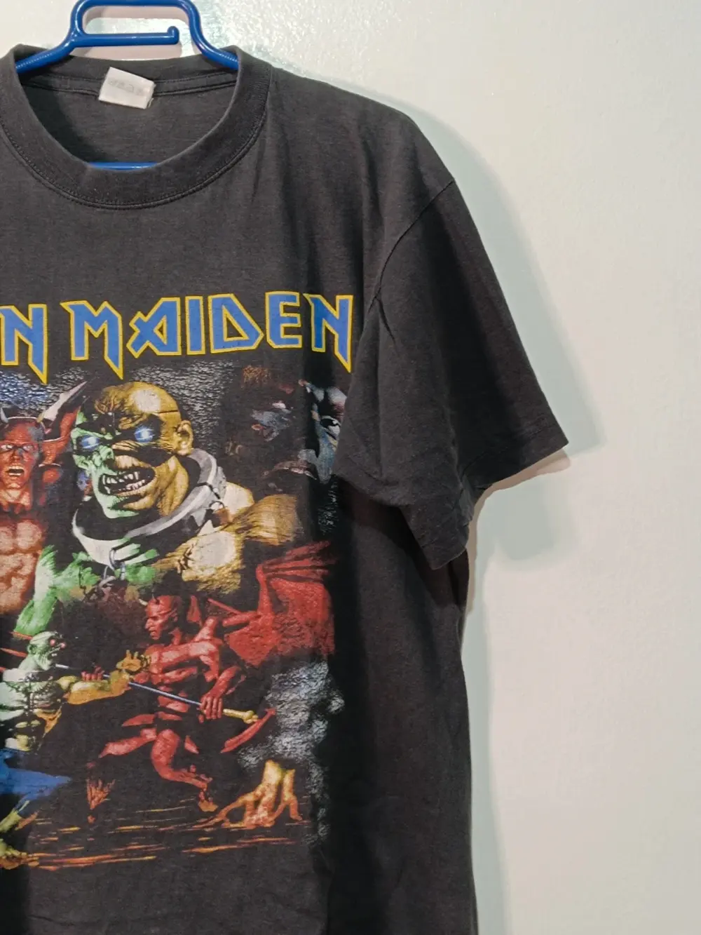 Camiseta Iron Maiden Ed Hunter Reunion Tour 1999 Vintage Firefox equivale a una M ver medidas, foto 2