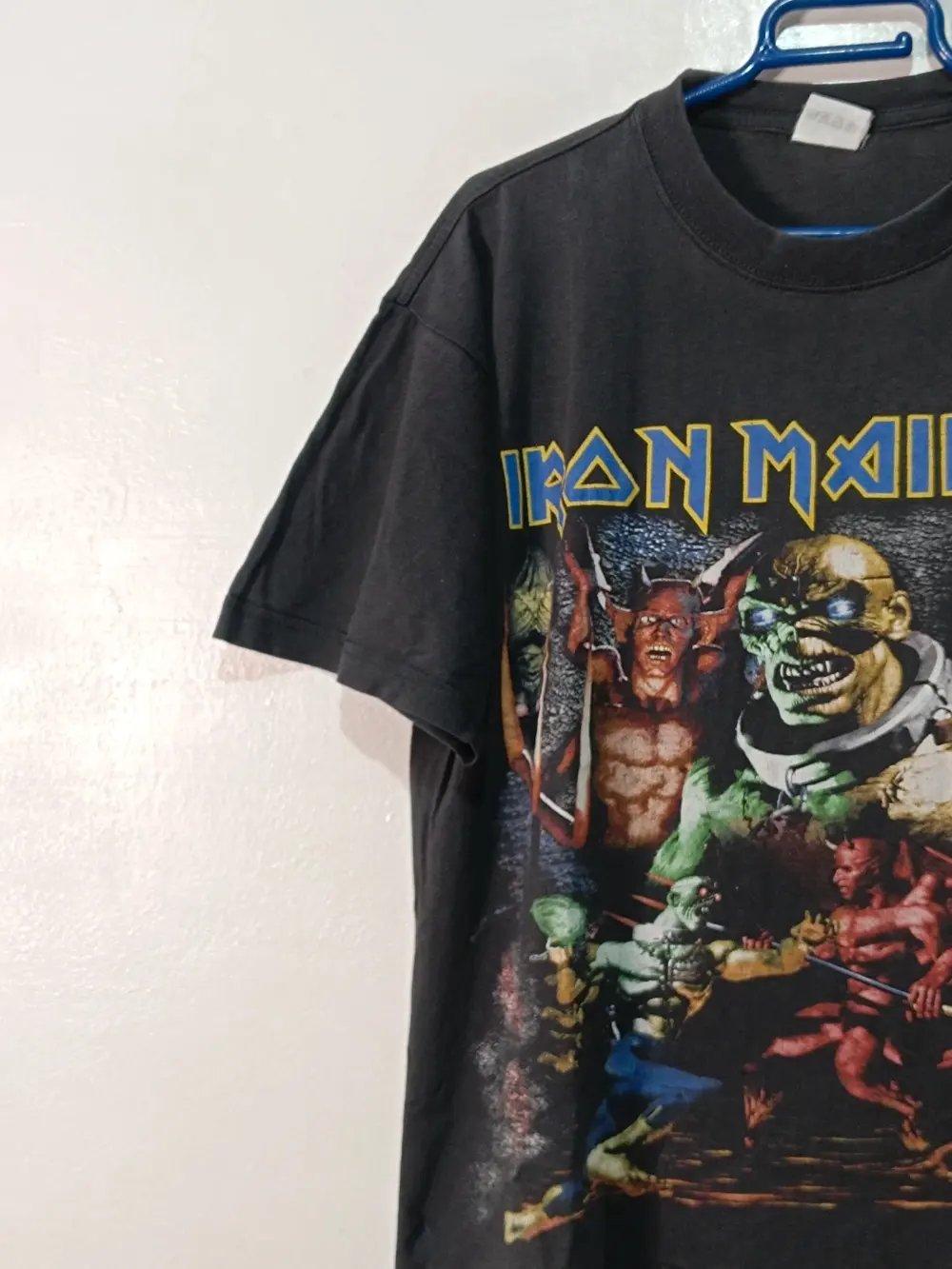 Camiseta Iron Maiden Ed Hunter Reunion Tour 1999 Vintage Firefox equivale a una M ver medidas, foto 3