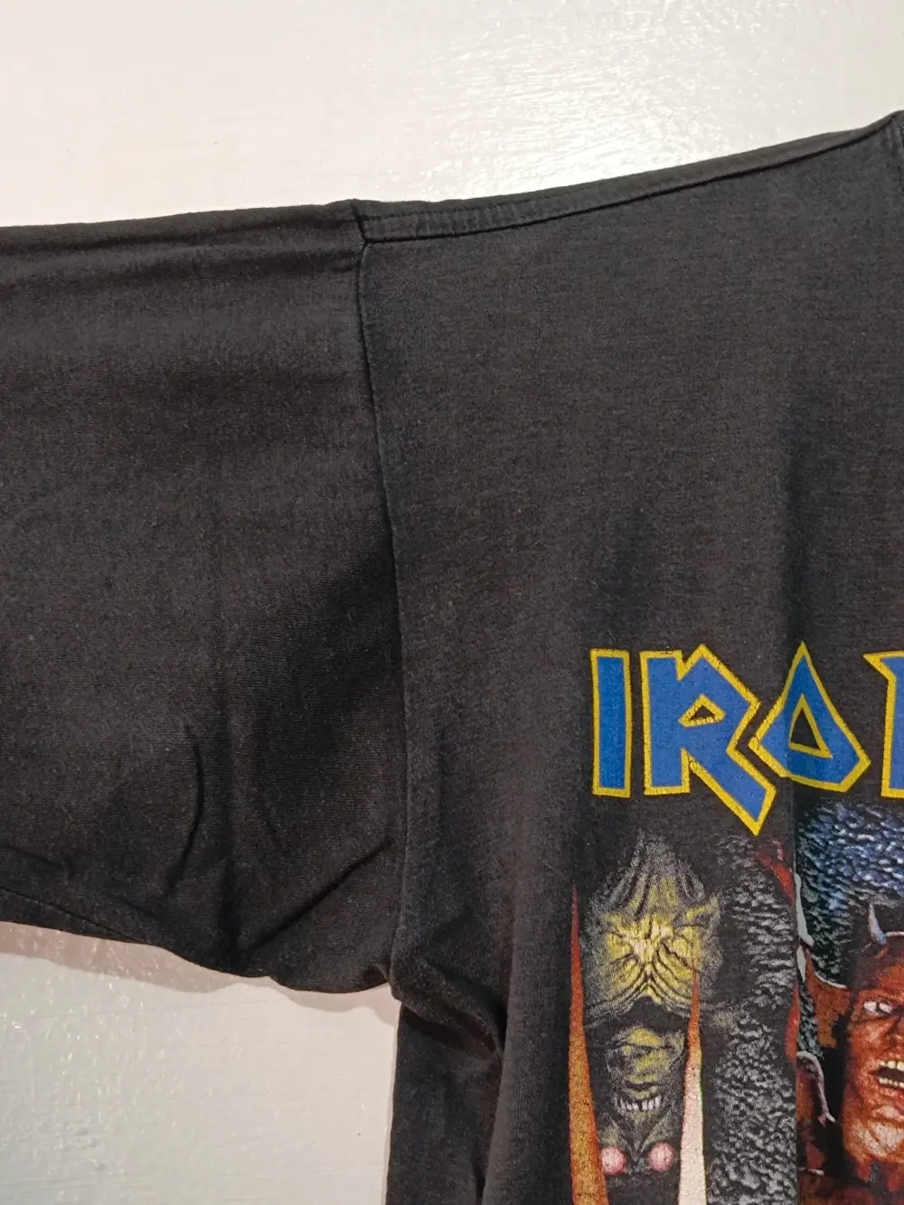 Camiseta Iron Maiden Ed Hunter Reunion Tour 1999 Vintage Firefox equivale a una M ver medidas, foto 4