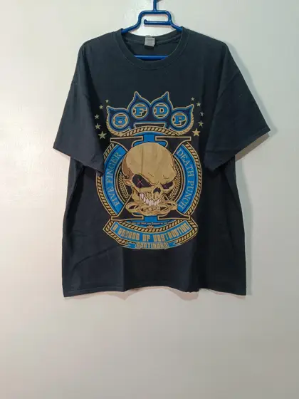 Camiseta Five Finger Death Punch 5FDP A Decade of Destruction Tour talla XL Gildan