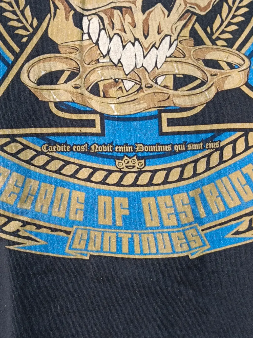 Camiseta Five Finger Death Punch 5FDP A Decade of Destruction Tour talla XL Gildan, foto 3
