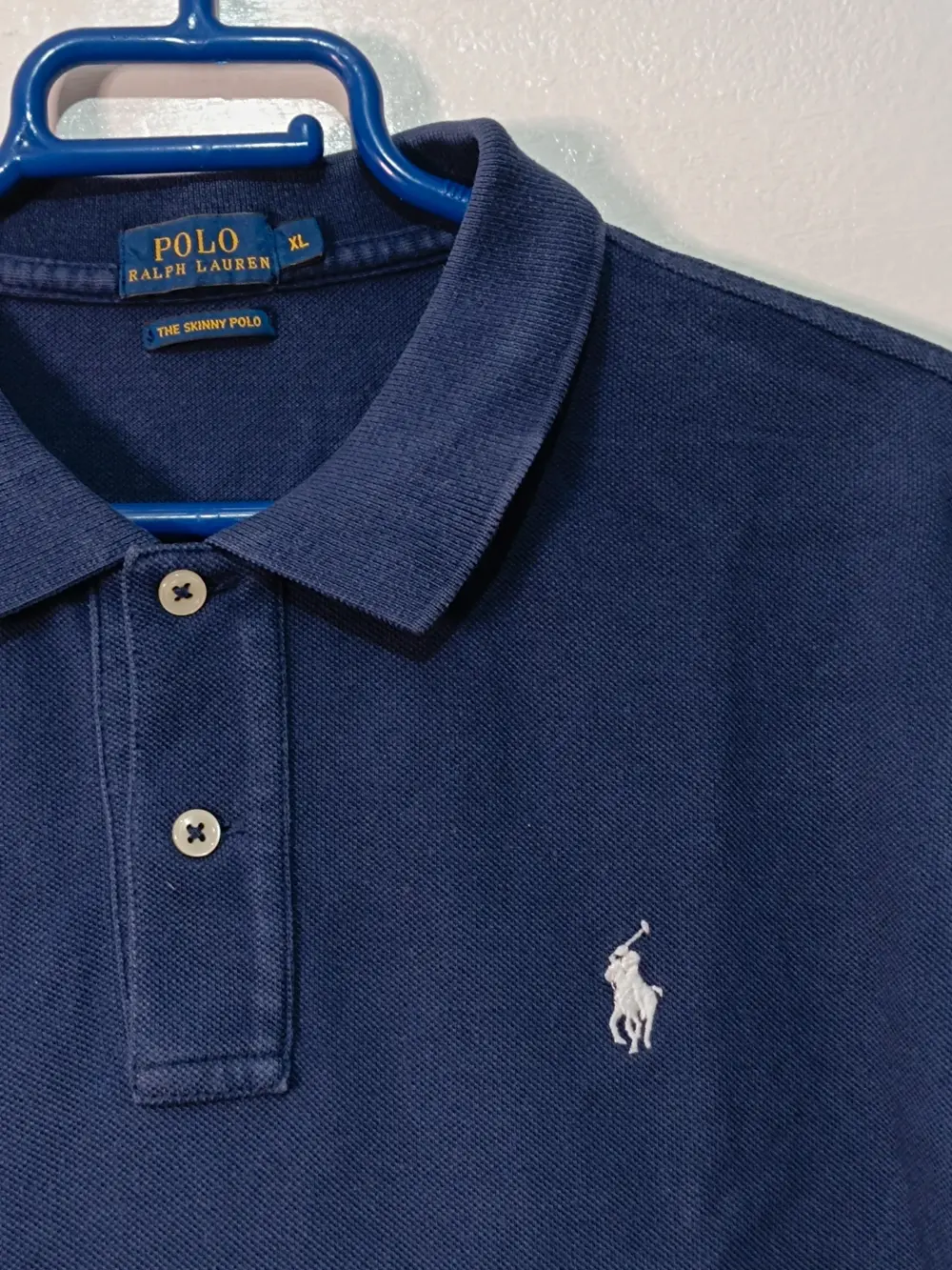 Polo Ralph Lauren "The Skinny Polo" · Azul Marino · Talla XL, foto 3