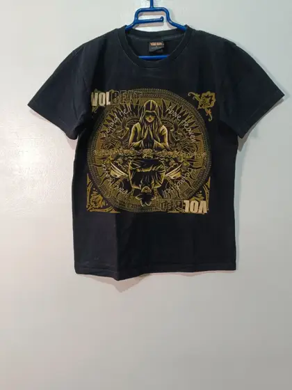 Camiseta Volbeat Beyond Hell Above Heaven Tour 2010 Metallica AC/DC Talla M Vintage Solid Rock