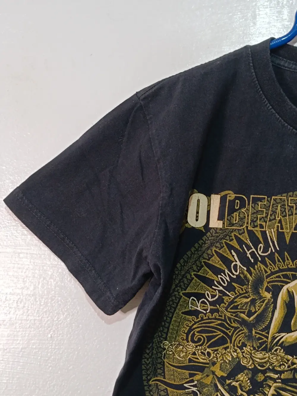 Camiseta Volbeat Beyond Hell Above Heaven Tour 2010 Metallica AC/DC Talla M Vintage Solid Rock, foto 2