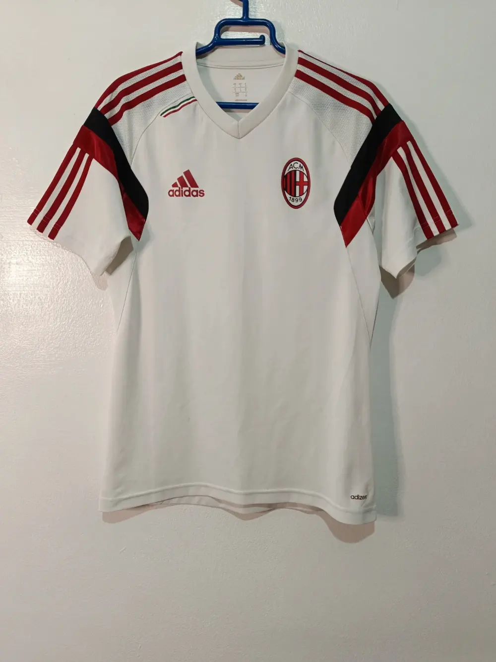 Camiseta Entrenamiento AC Milan Adidas Adizero | Talla S | Climacool | Vintage 2014