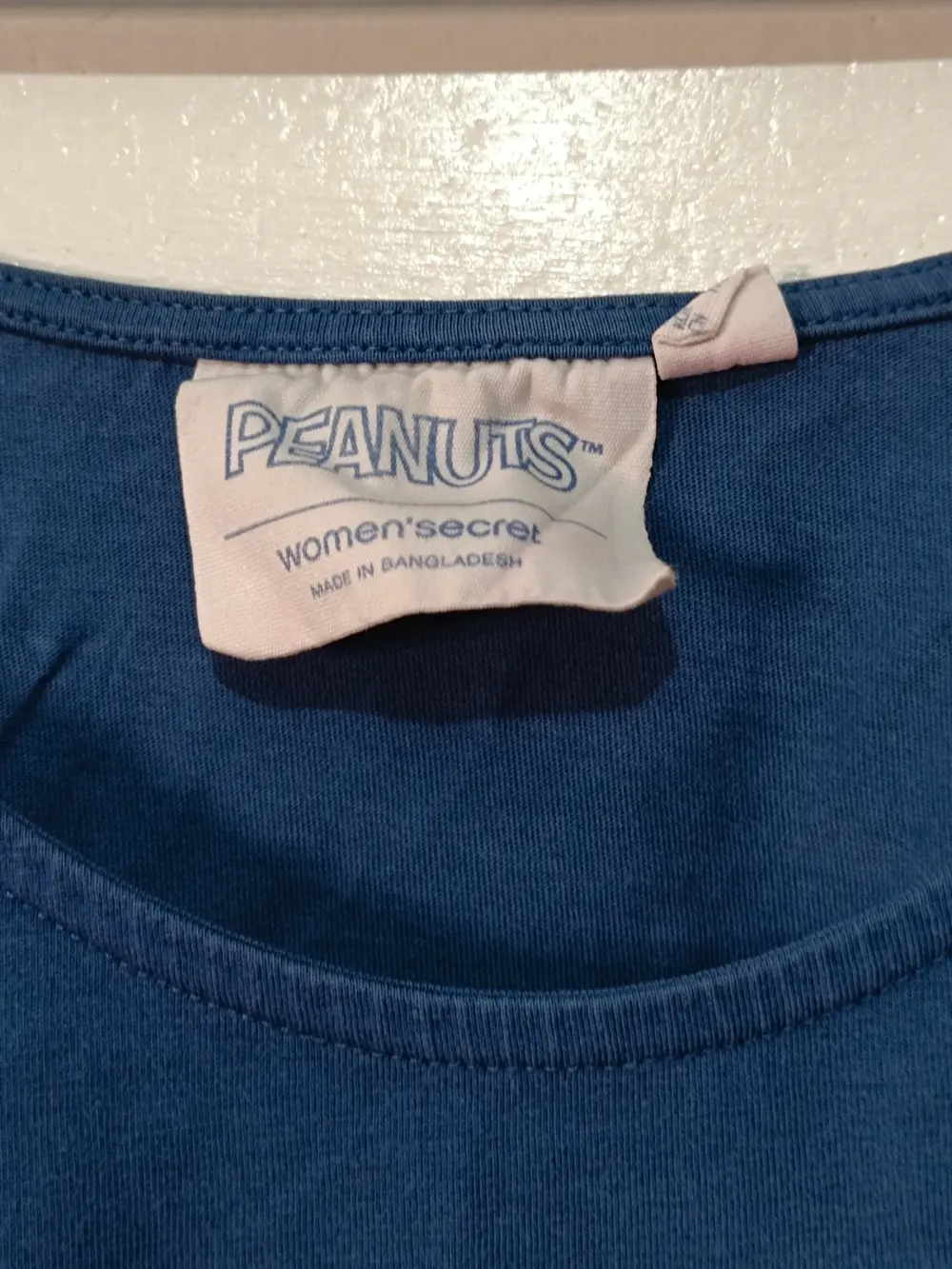 Camiseta tirantes Snoopy Peanuts × Women'secret azul "Beach More Worry Less" | Talla M, foto 3
