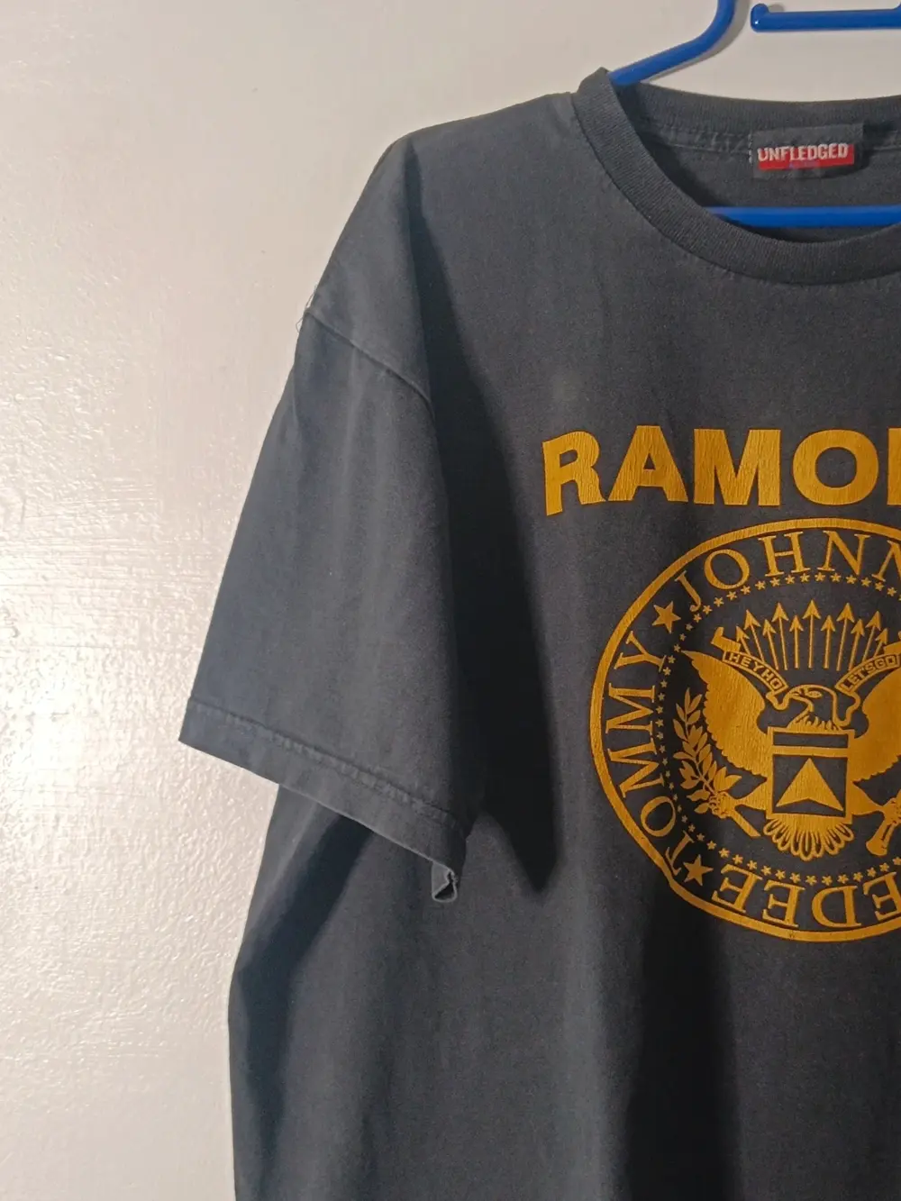 Camiseta Ramones Logo Dorado Vintage Wash Talla XL, foto 3