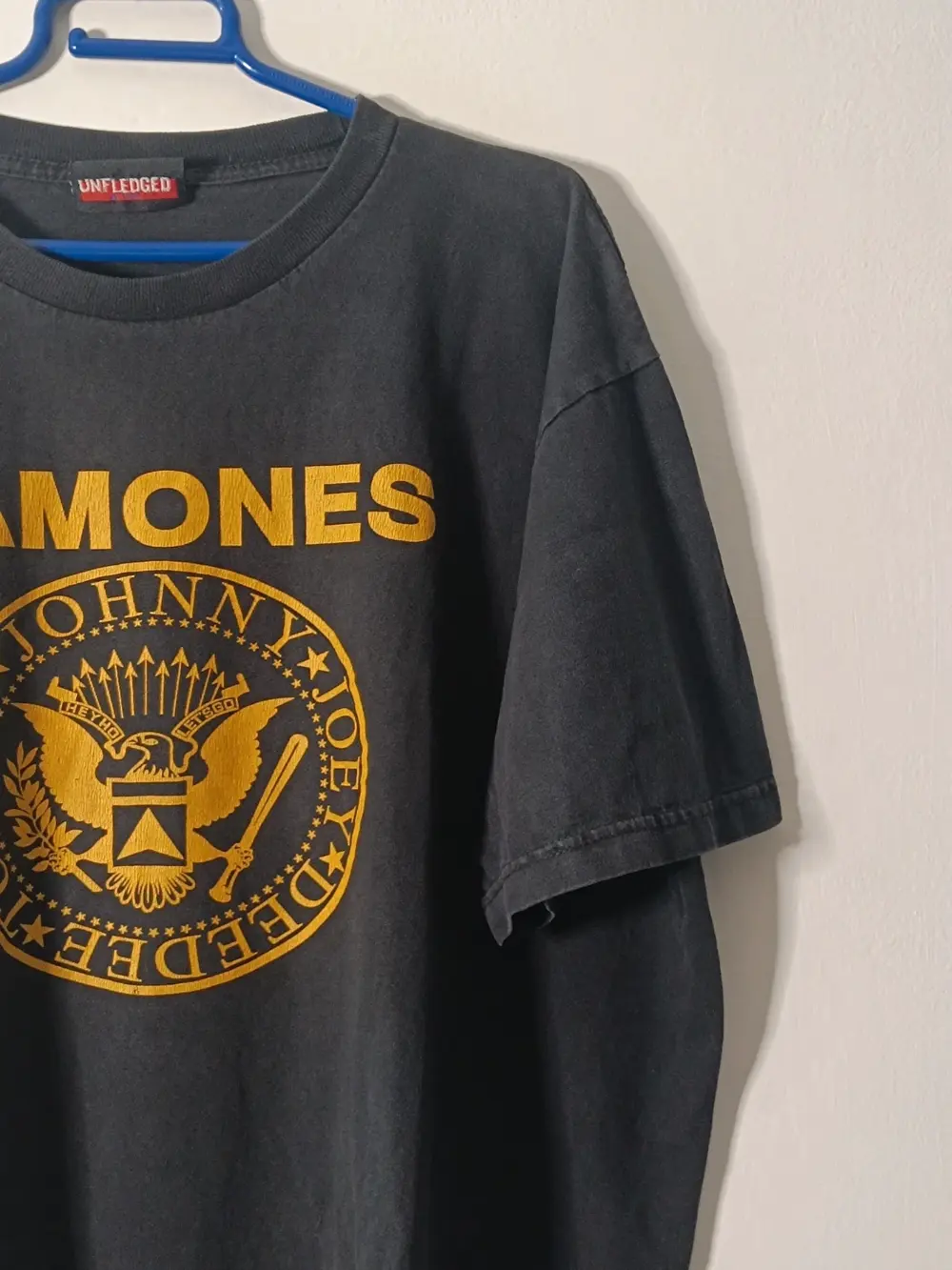 Camiseta Ramones Logo Dorado Vintage Wash Talla XL, foto 4