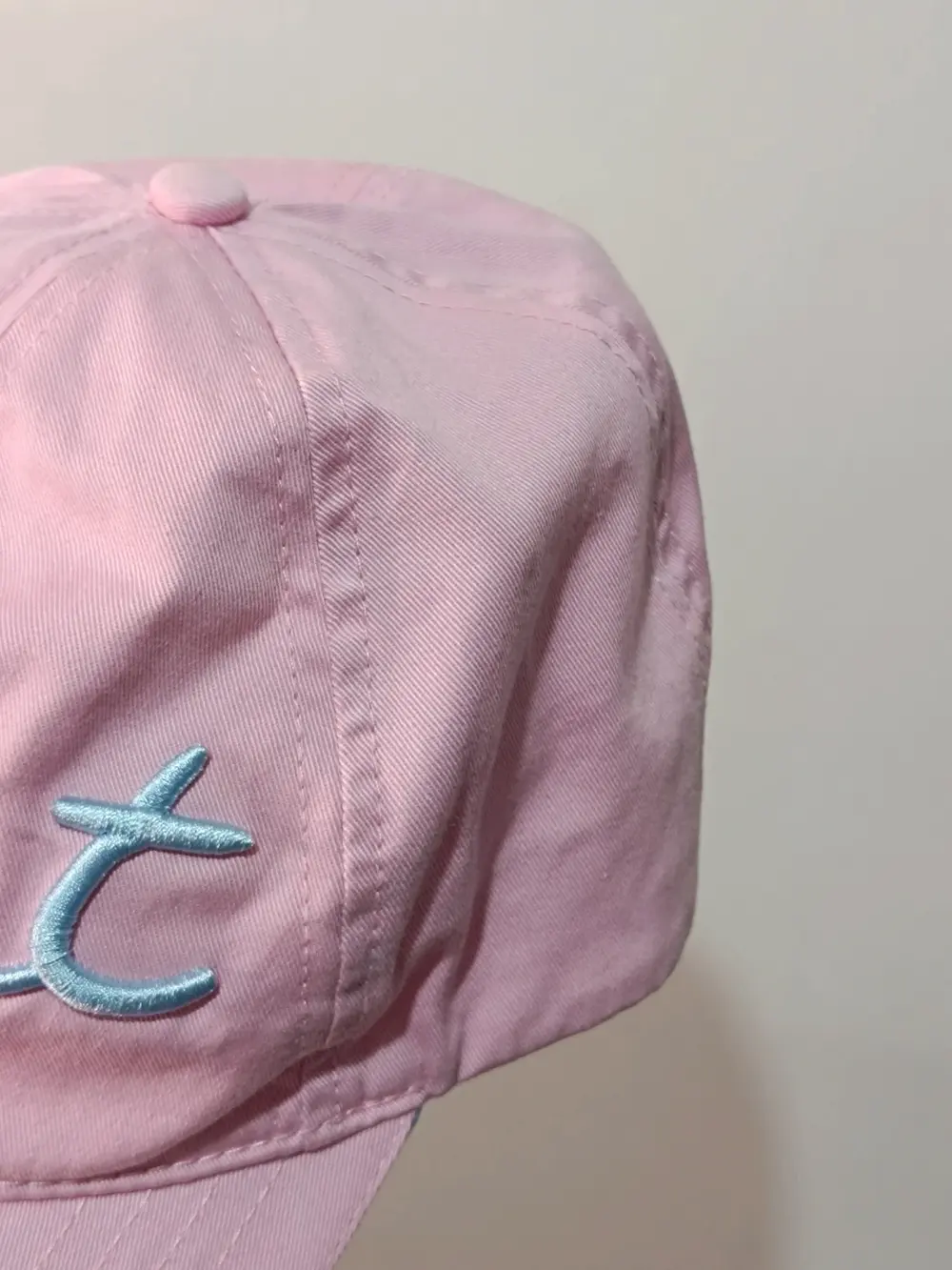 Gorra GANT rosa | Logo bordado azul | One Size ajustable | 100% algodón, foto 5