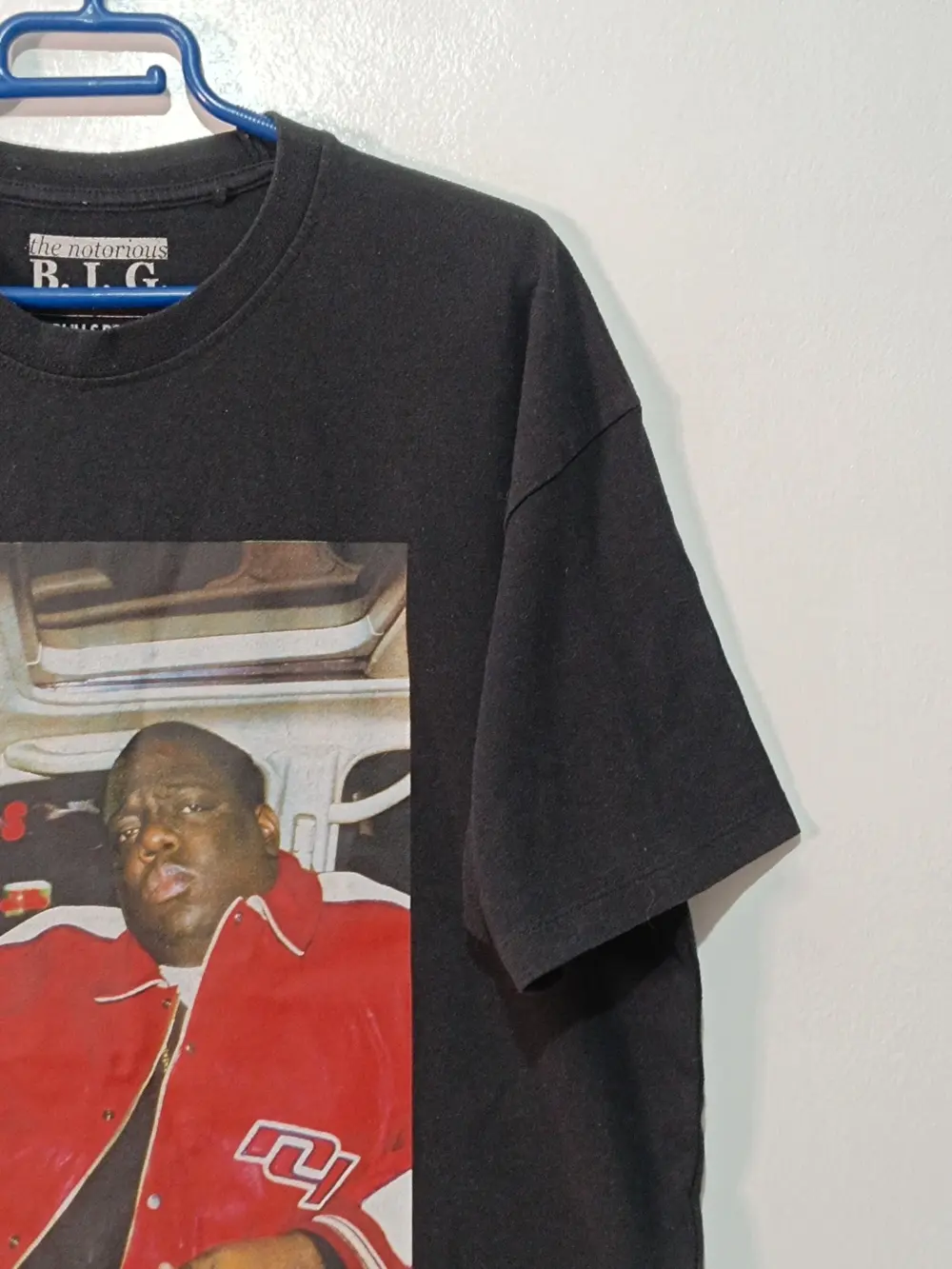 Camiseta The Notorious B.I.G. × Pull&Bear | "I Got a Story to Tell" | Talla L | Negra, foto 3