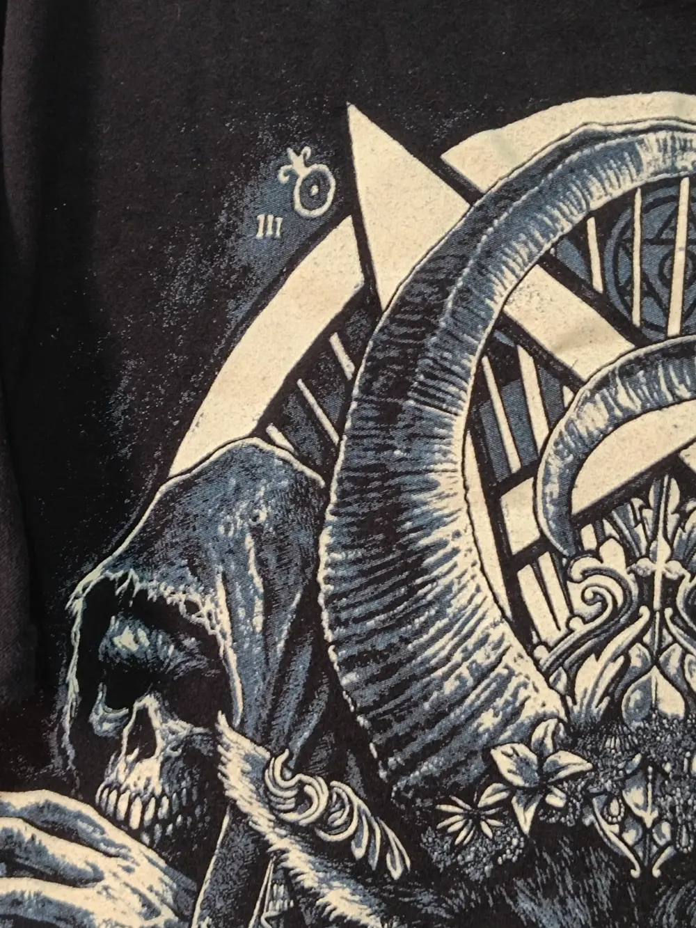 Camiseta Darkside Occult Baphomet Dark Art Eternity Chaos Gótico L, foto 5