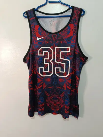 Camiseta nike Dri-FIT basketball jersey | 35 | estampado psicodélico | talla XXL