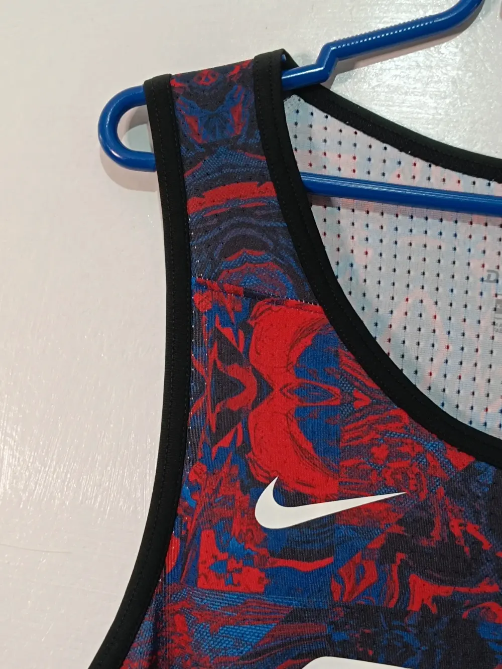 Camiseta nike Dri-FIT basketball jersey | 35 | estampado psicodélico | talla XXL, foto 2
