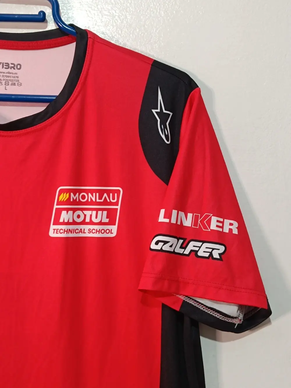 Camiseta oficial Monlau Motul Technical School | equipo motorsport | talla L, foto 2