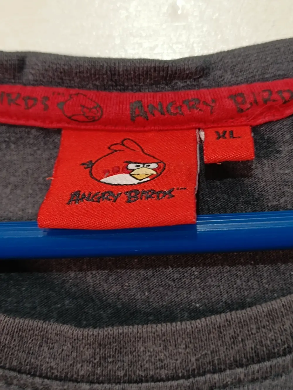 Camiseta Angry Birds oficial Rovio | "Super Awesome" | talla XL | gris marengo, foto 5
