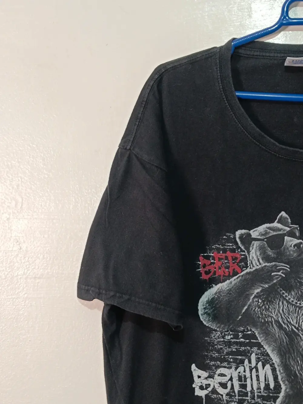 Camiseta Berlin Germany Oso Dab Graffiti Vintage Negra XXL, foto 3