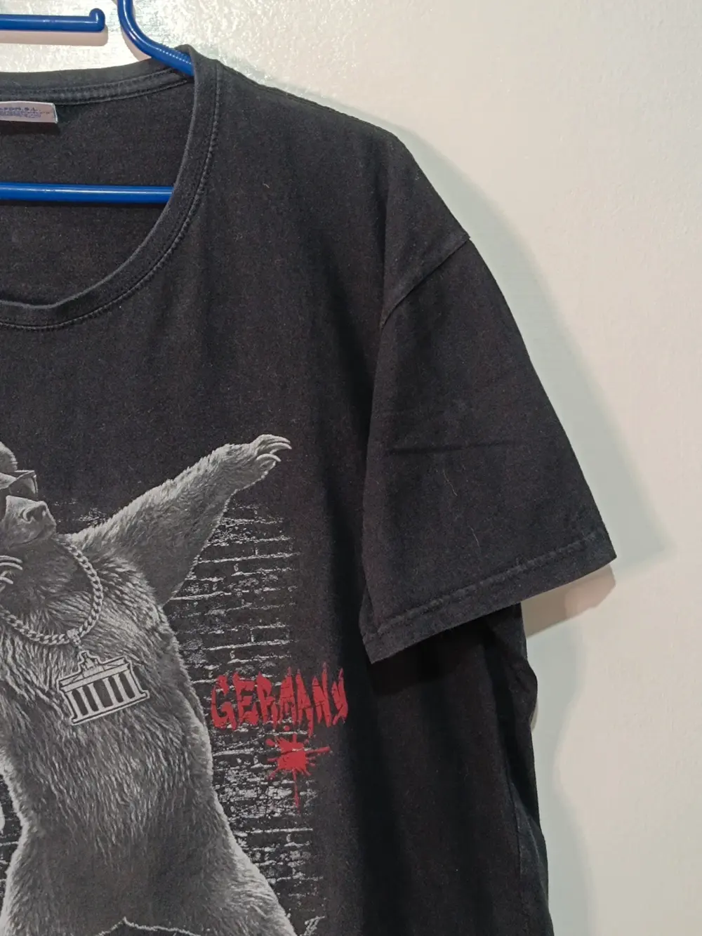 Camiseta Berlin Germany Oso Dab Graffiti Vintage Negra XXL, foto 4