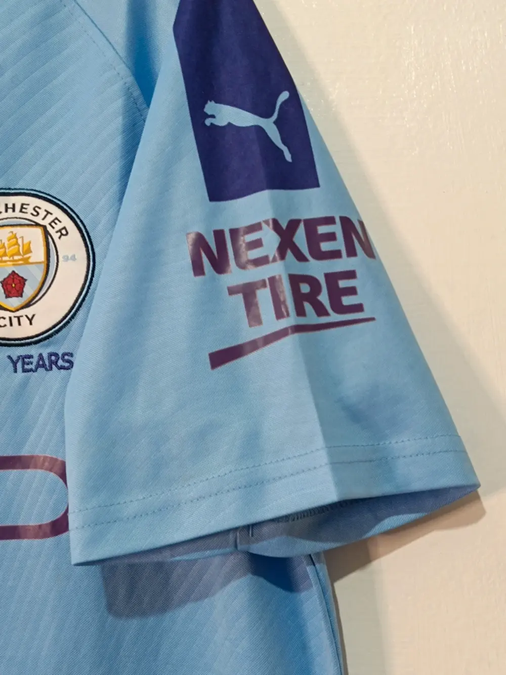 Camiseta Manchester City 2019/20 Local • De Bruyne #17 • Puma DryCell • Talla L, foto 4