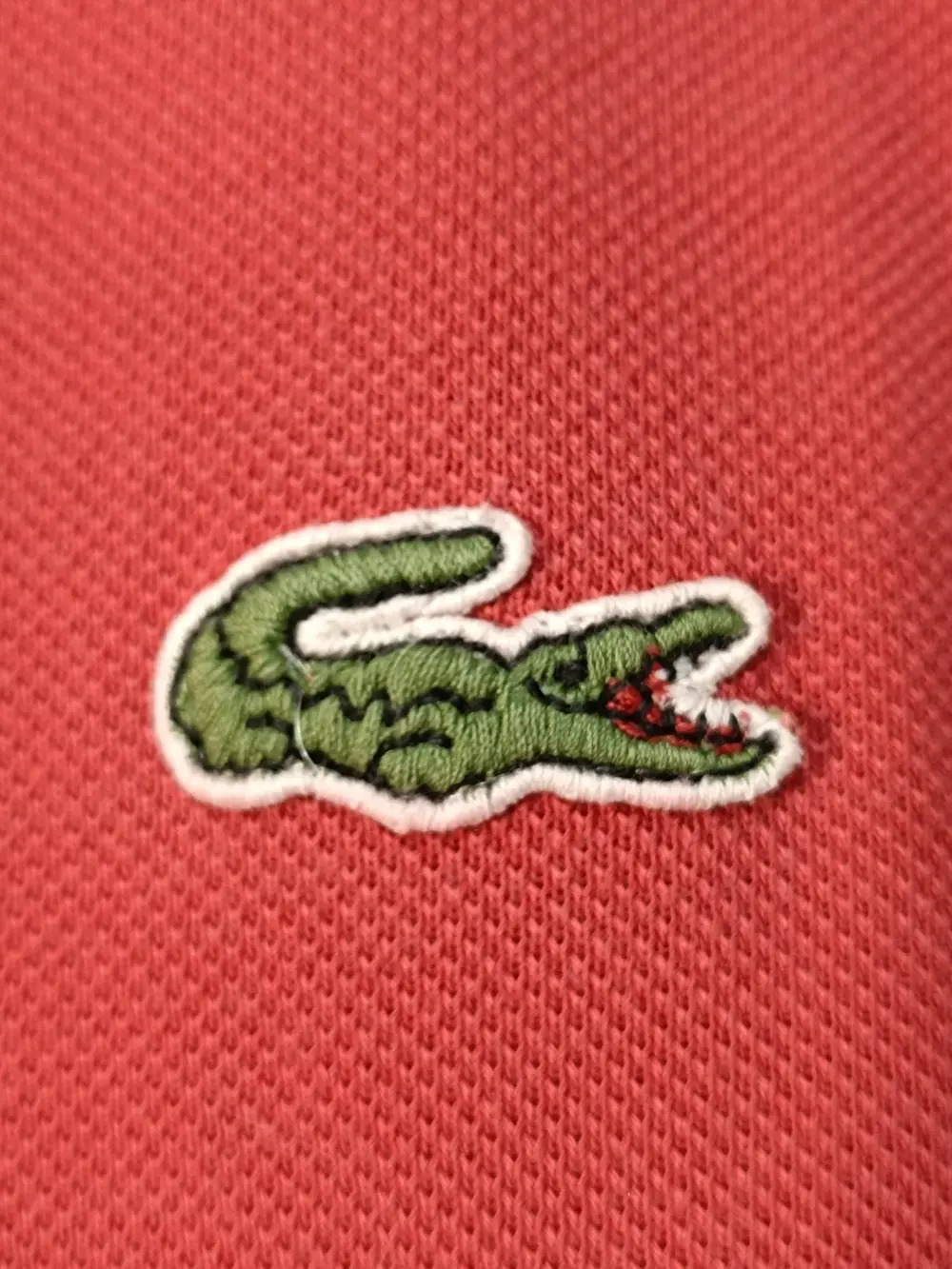 Polo manga corta vintage Lacoste talla 5 equivale a una L ver medidas, foto 3