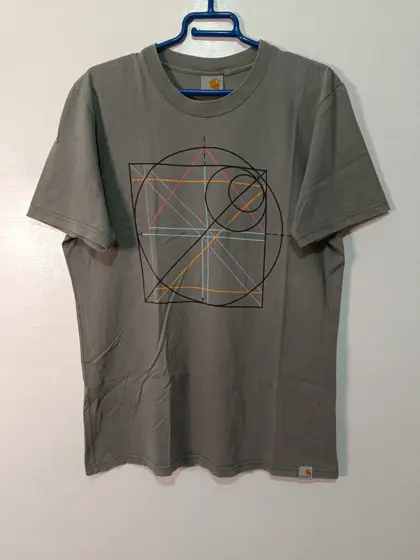 Camiseta Carhartt WIP | "Logo Studies" T-shirt | verde military | talla M