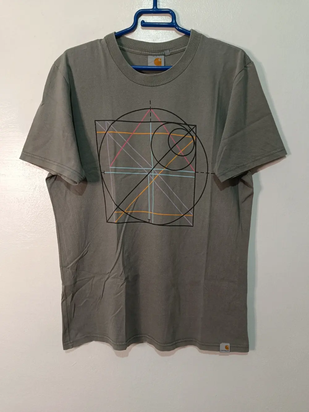 Camiseta Carhartt WIP | "Logo Studies" T-shirt | verde military | talla M