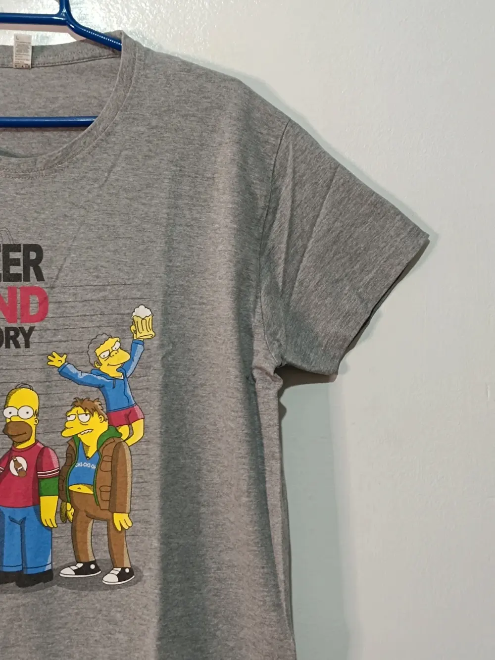 Camiseta Los Simpson "The Beer Band Theory" • Pampling • Crossover Humor • Unisex Talla L, foto 4
