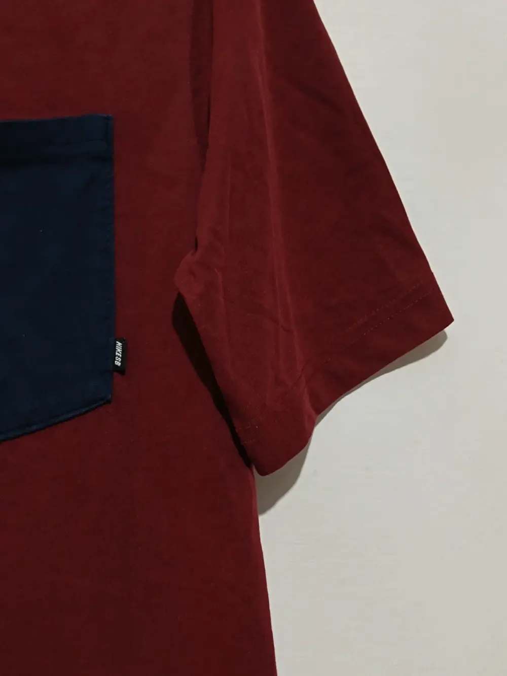 Camiseta nike SB dri-fit pocket tee granate bolsillo azul marino XS, foto 3
