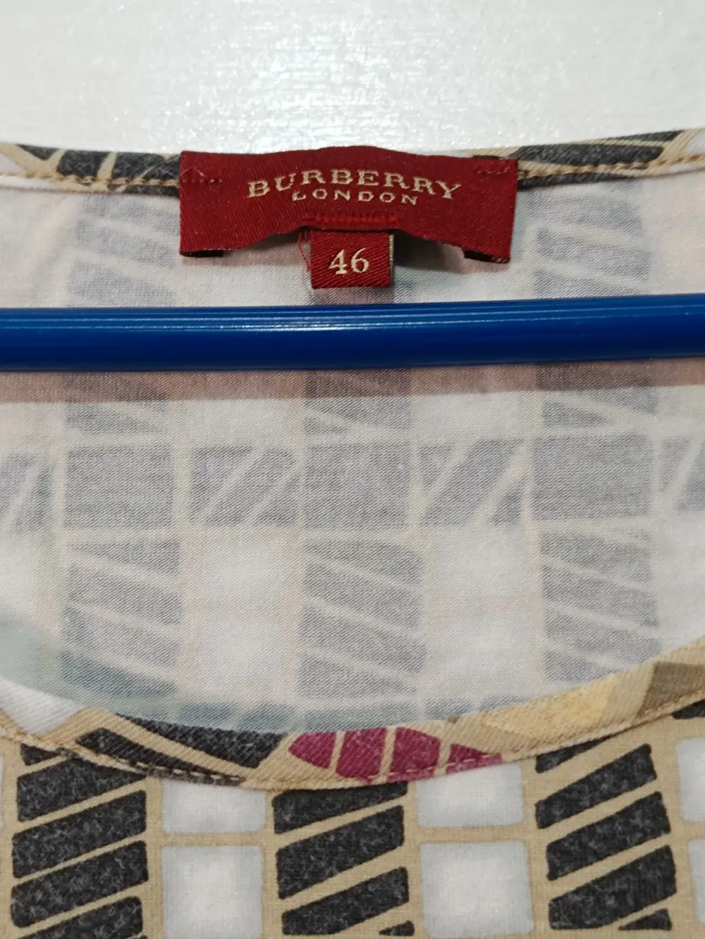 Camiseta Burberry London Vintage Talla 46 -talla española L 42 ver medidas, foto 5