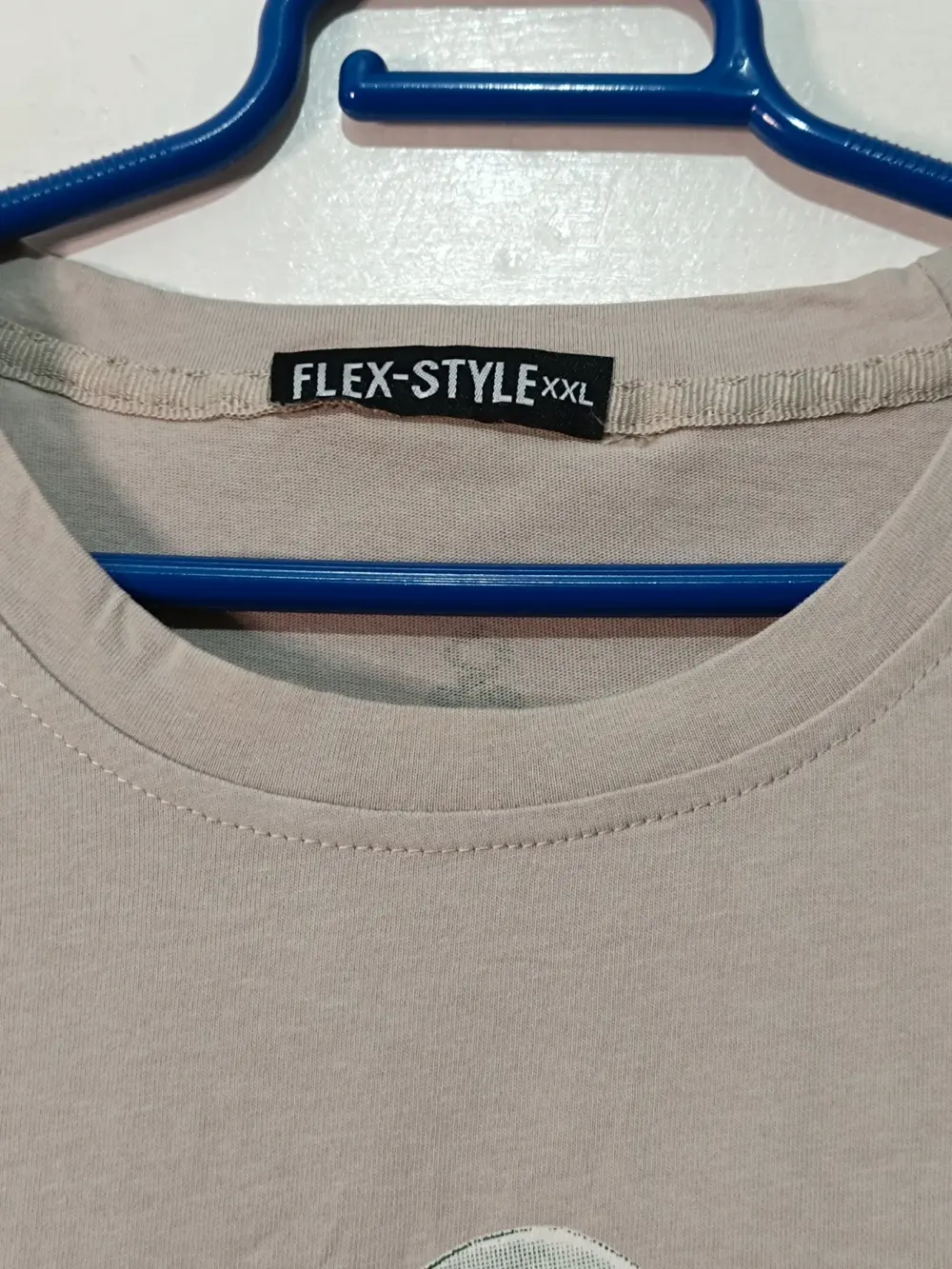 Camiseta gráfica streetwear Marinero Flex Style Beige Talla XXL (Queda como XL) -ver medidas, foto 3