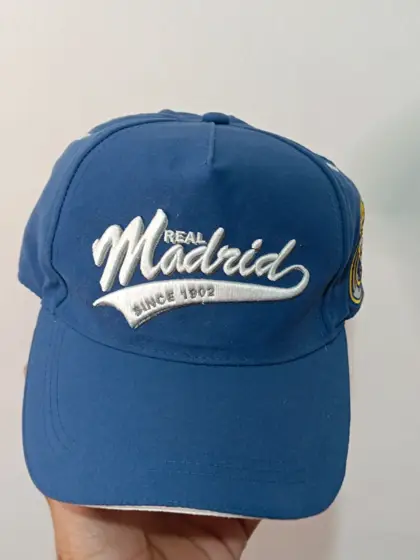 Gorra vintage Real Madrid Azul - Draps 1975 - Talla Única Ajustable