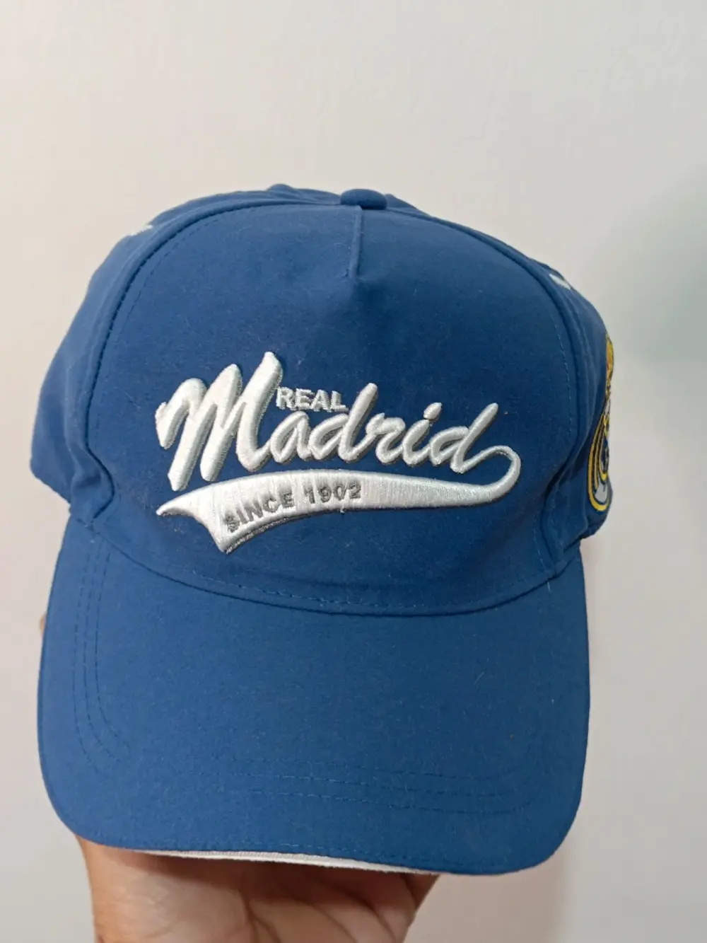 Gorra vintage Real Madrid Azul - Draps 1975 - Talla Única Ajustable