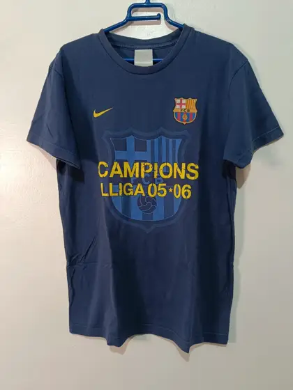 Camiseta vintage FC Barcelona temporada 2005/2006 talla XL sirve para L ver medidas