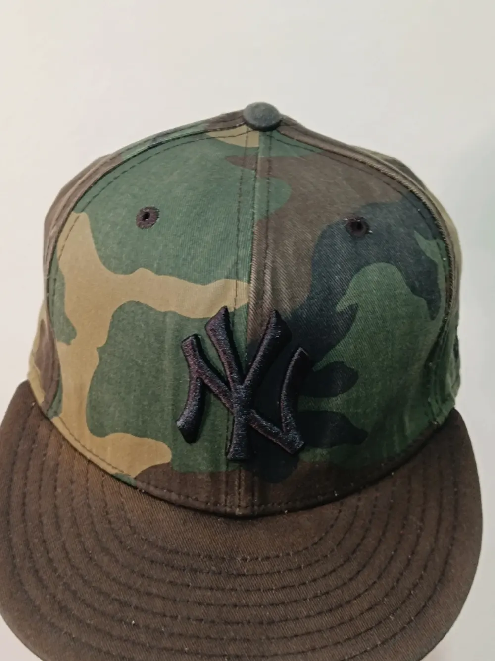 Gorra new era 9fifty new york yankees woodland camo snapback mlb, foto 2