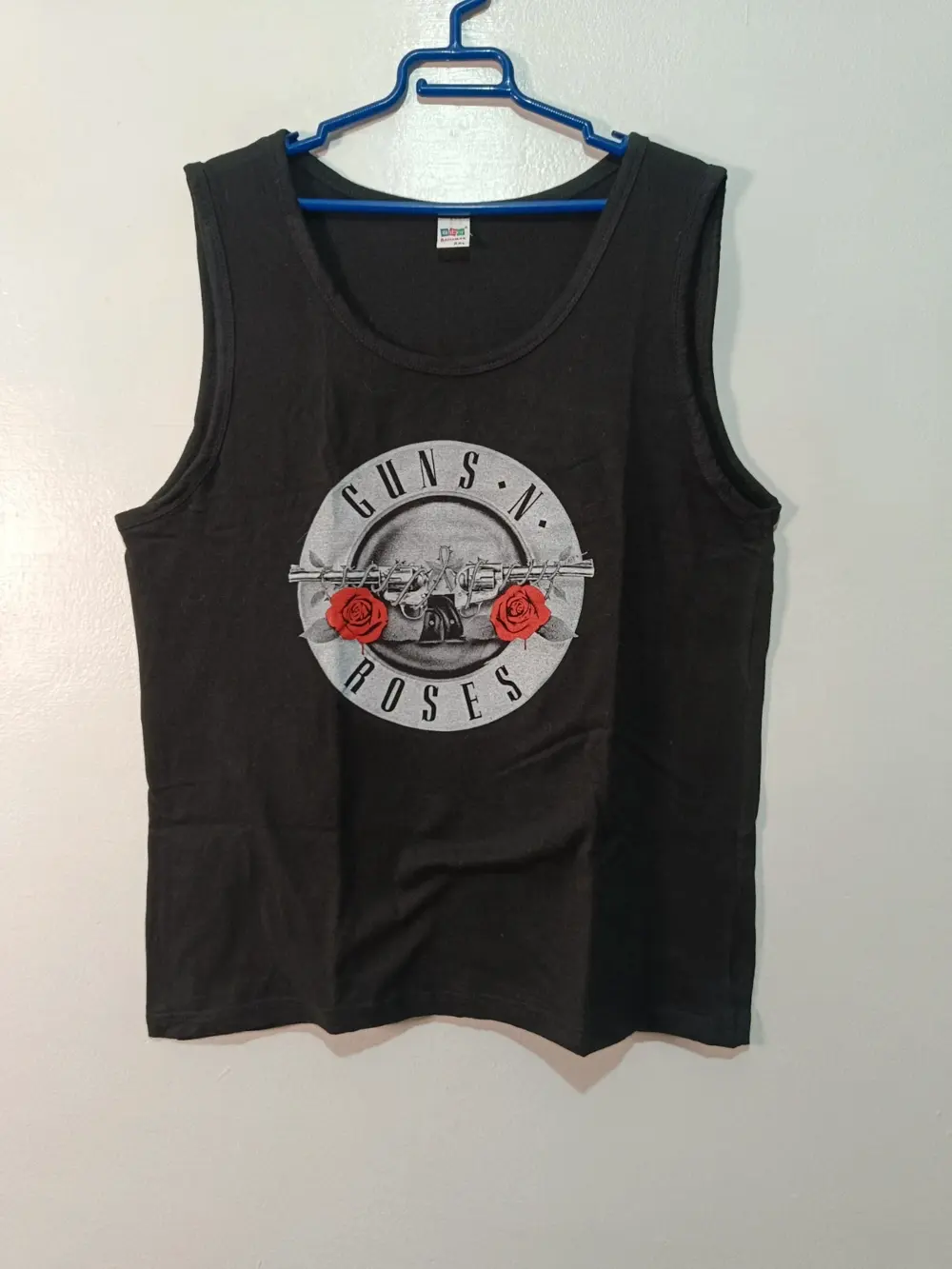 Camiseta de Tirantes Guns N' Roses Negra - Anbor Bahamas - Talla XXL (Sirve para XL