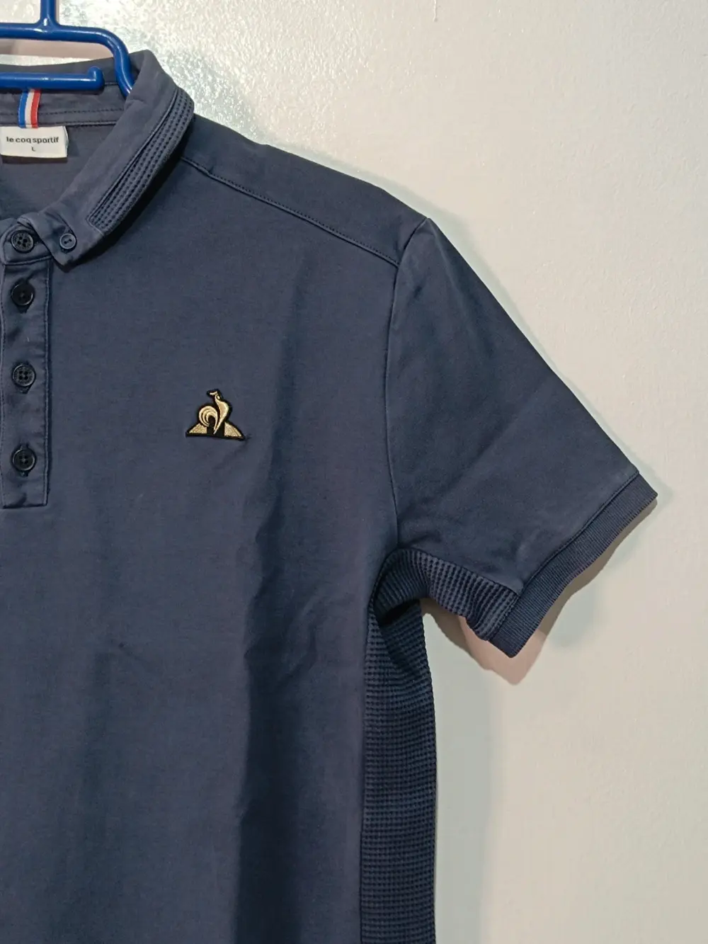 Polo Azul Marino Le Coq Sportif - Talla L, foto 2