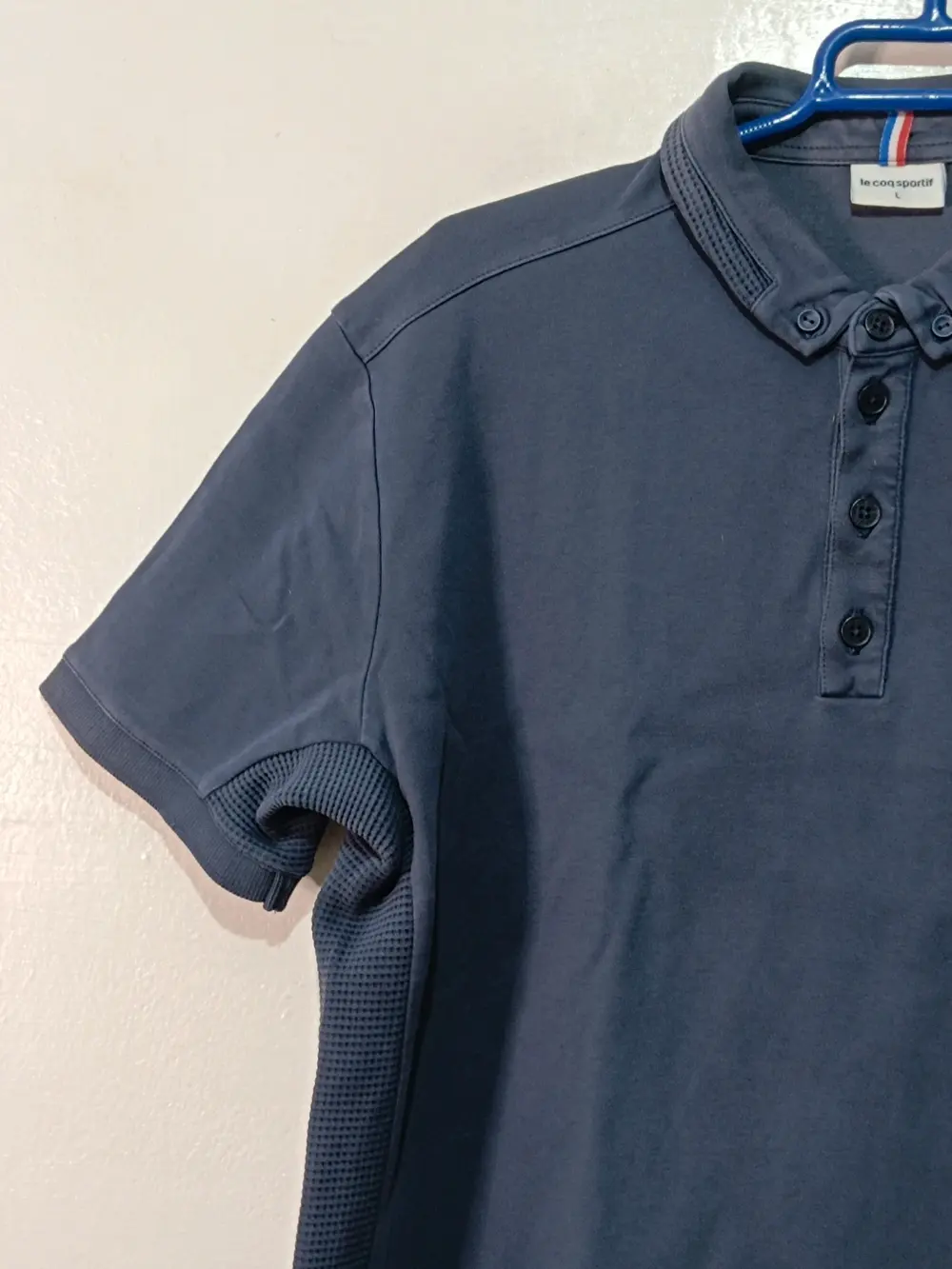 Polo Azul Marino Le Coq Sportif - Talla L, foto 3