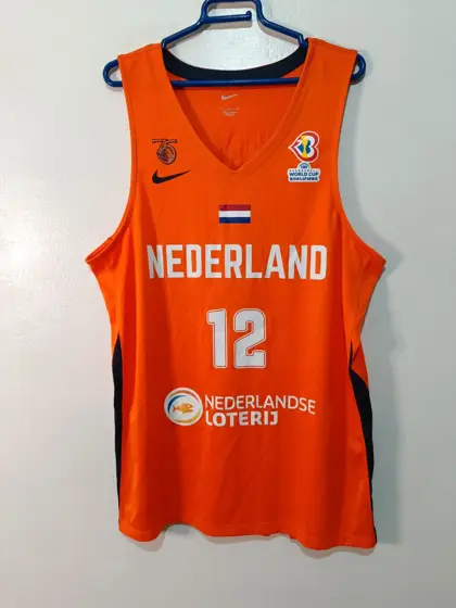 Camiseta Baloncesto Nike Selección Holanda - Kraag #12 - Talla XL - Nueva sin Etiquetas