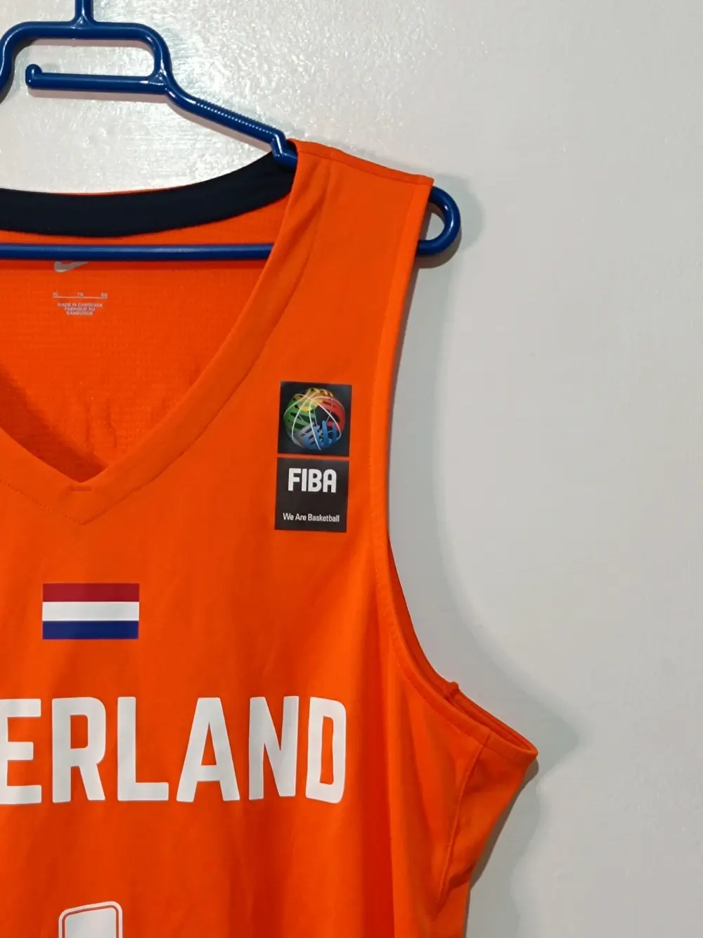 Camiseta Baloncesto Nike Selección Holanda - Kraag #1 - Talla XL (Sirve para L) Nueva sin Etiquetas, foto 2