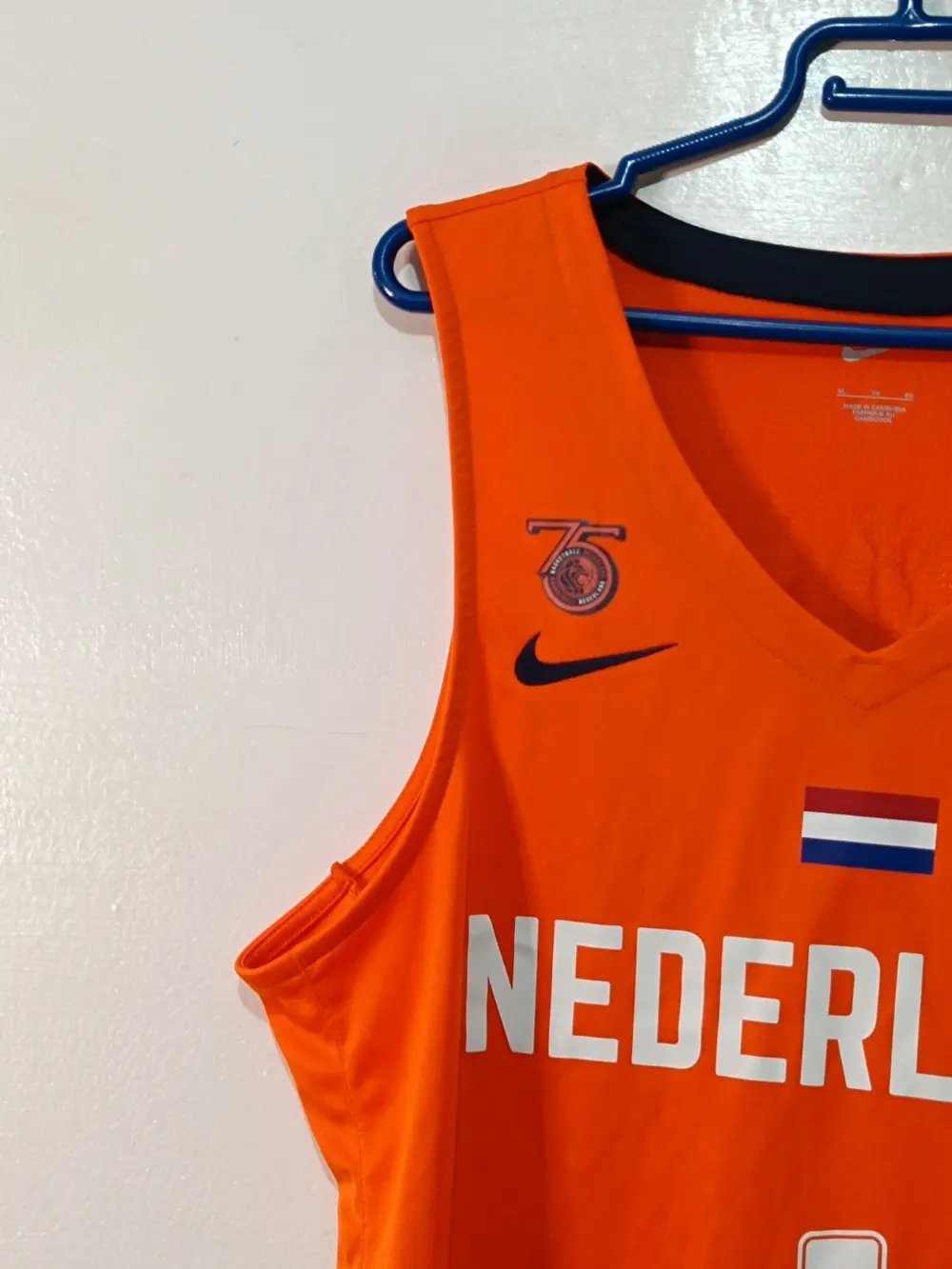 Camiseta Baloncesto Nike Selección Holanda - Kraag #1 - Talla XL (Sirve para L) Nueva sin Etiquetas, foto 3