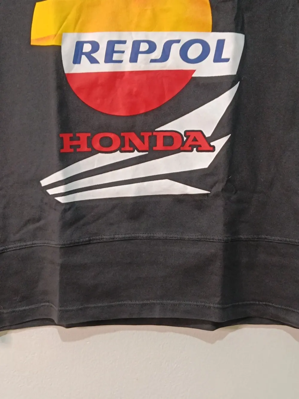 Camiseta repsol honda motogp dani pedrosa #26 sponsors negra talla L pero es mas una S/M ver medidas, foto 2