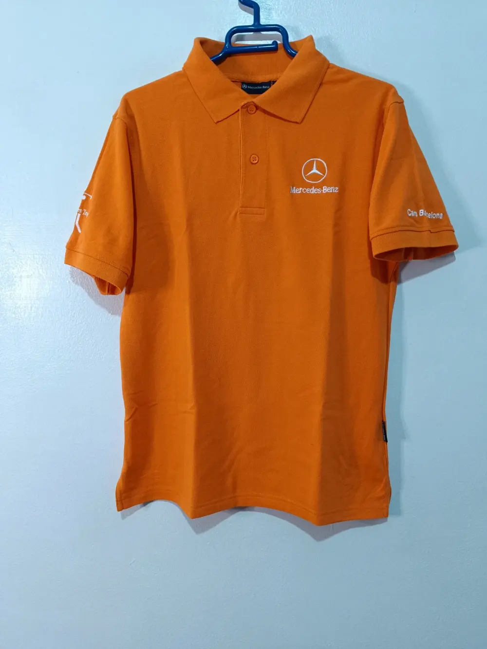 Polo Mercedes-Benz Naranja "MercedesTrophy" - Cars Barcelona - Talla S