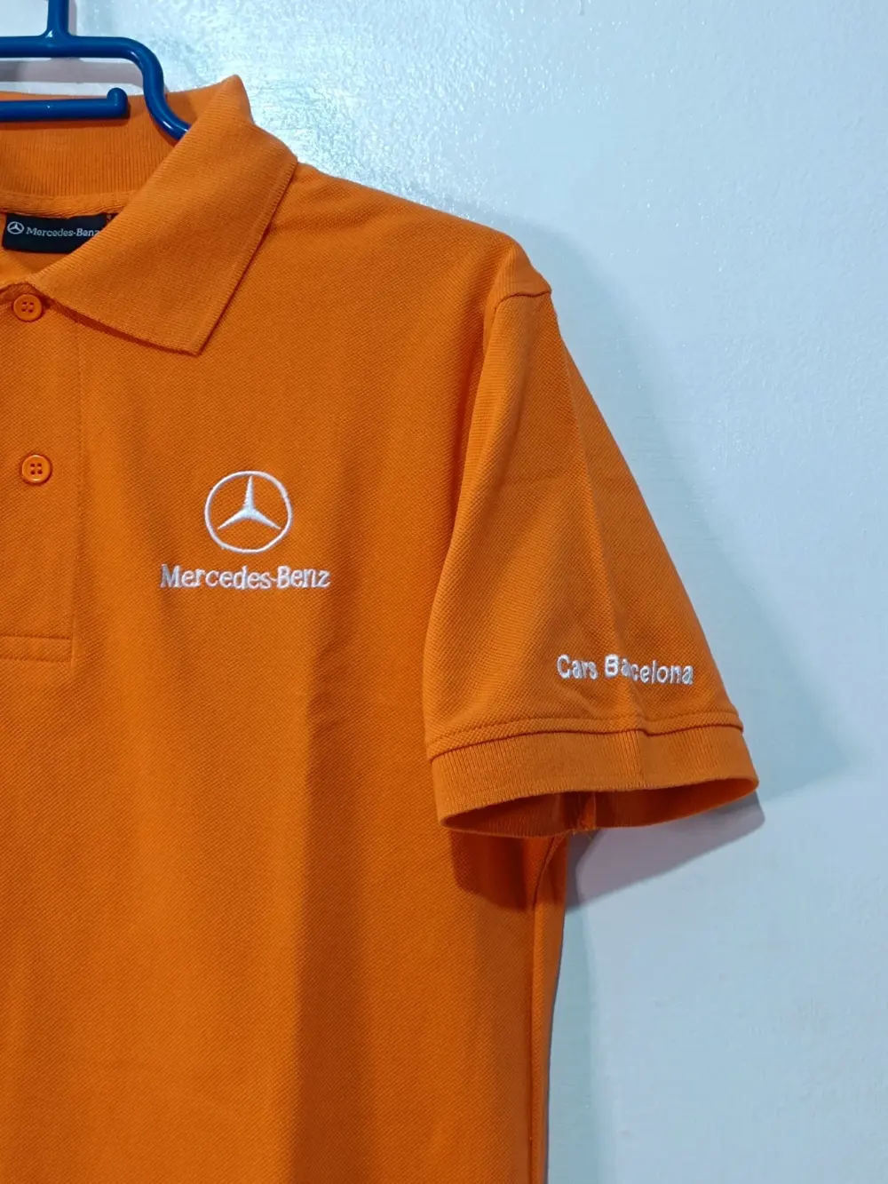Polo Mercedes-Benz Naranja "MercedesTrophy" - Cars Barcelona - Talla S, foto 4