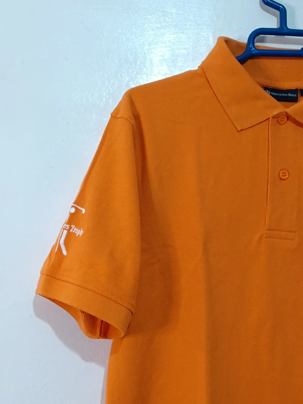 Polo Mercedes-Benz Naranja "MercedesTrophy" - Cars Barcelona - Talla S, foto 5