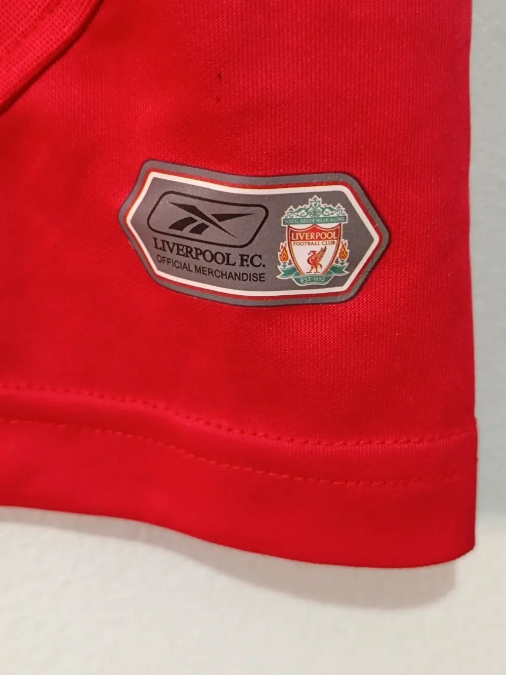Camiseta Liverpool F.C. Final Estambul 2005 - Reebok - Suárez 7 Talla XL / 2XL Nueva sin etiquetas, foto 2