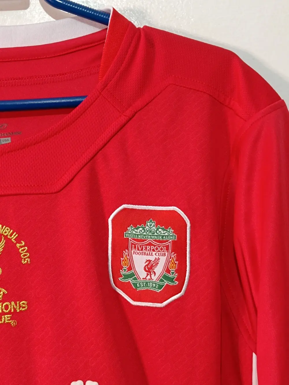 Camiseta Liverpool F.C. Final Estambul 2005 - Reebok - Suárez 7 Talla XL / 2XL Nueva sin etiquetas, foto 5