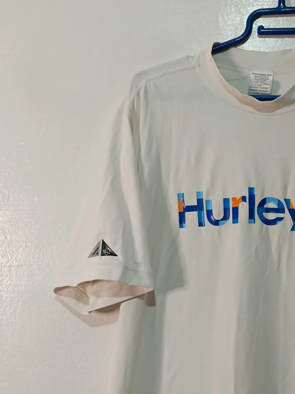 Camiseta técnica Surf Hurley Blanca Upf 40+- Talla L, foto 5