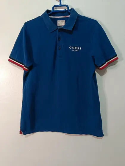 Polo Guess Azul Marino Est. 1981 - Slim Fit - Talla S