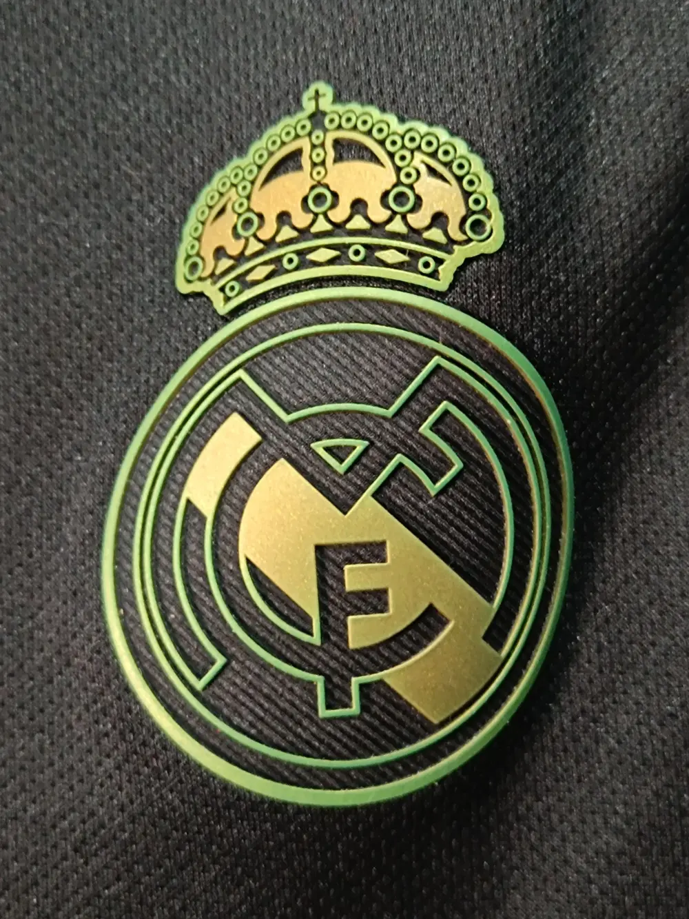 Camiseta Entrenamiento Real Madrid 2019/20 Adidas Negra/Oro – Talla S, foto 5