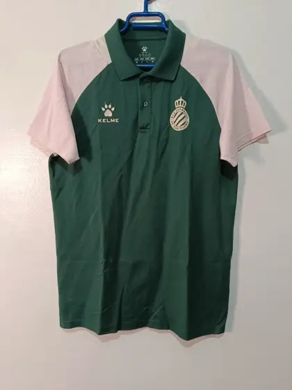 Polo RCD Espanyol Kelme talla M ver medidas