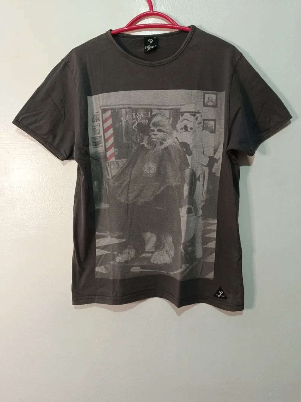 Camiseta Star-Wars Chewbacca Barbería S-Ponder alla M (ver medidas)